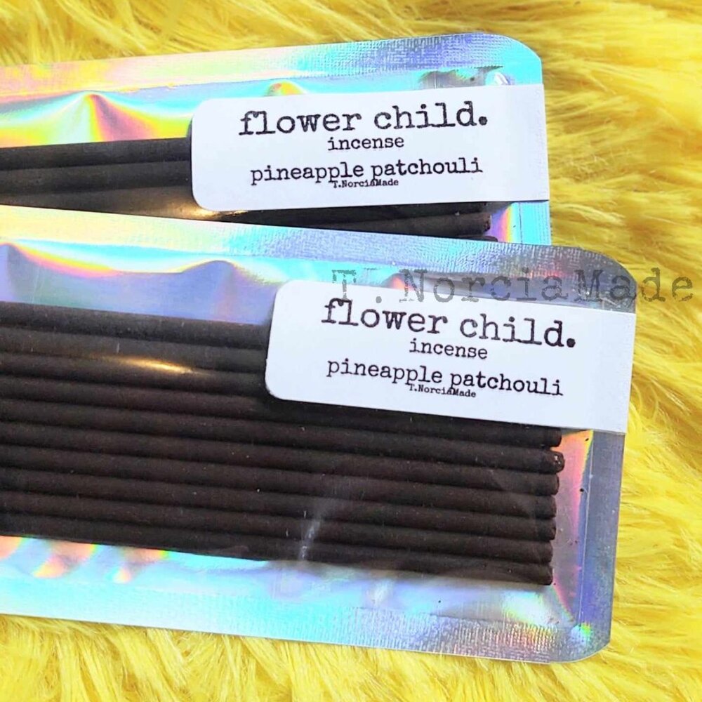 Flower Child Incense Sticks: Pineapple Patchouli